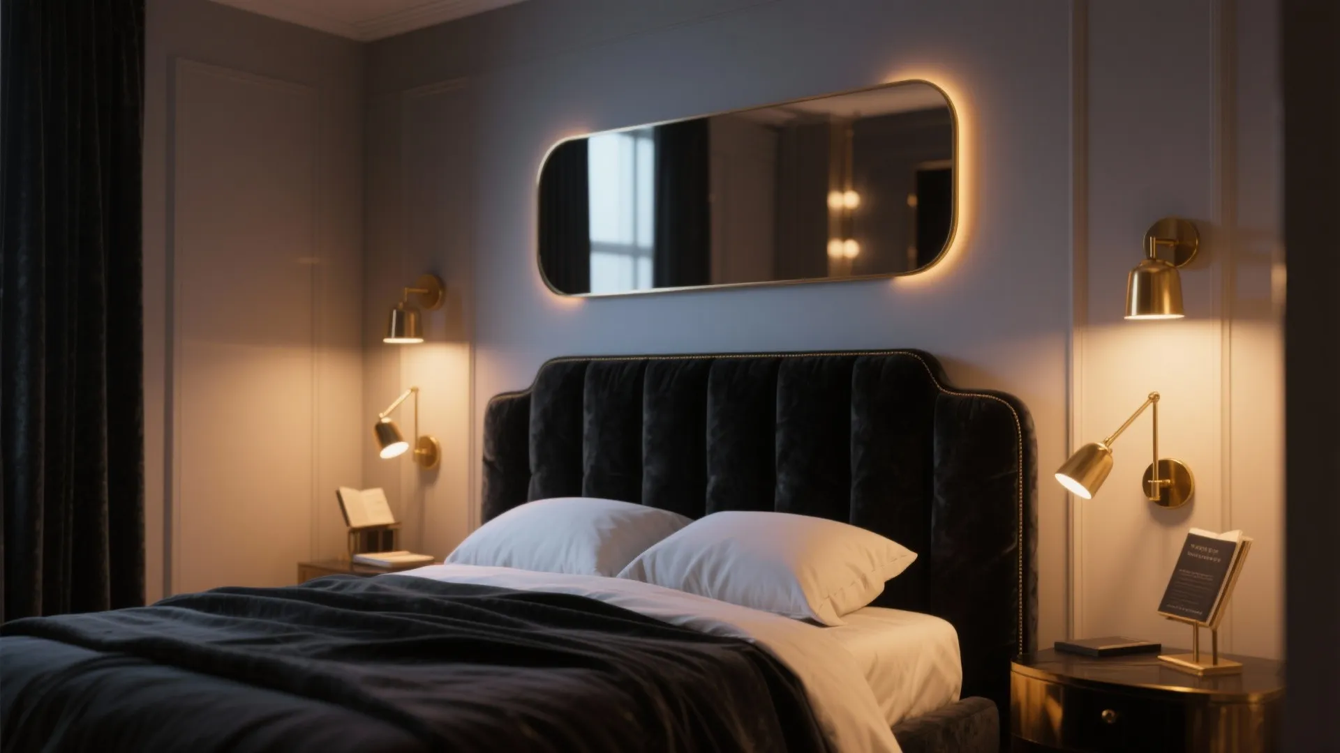 5. Light Strategy: Layered Lighting Softens Black