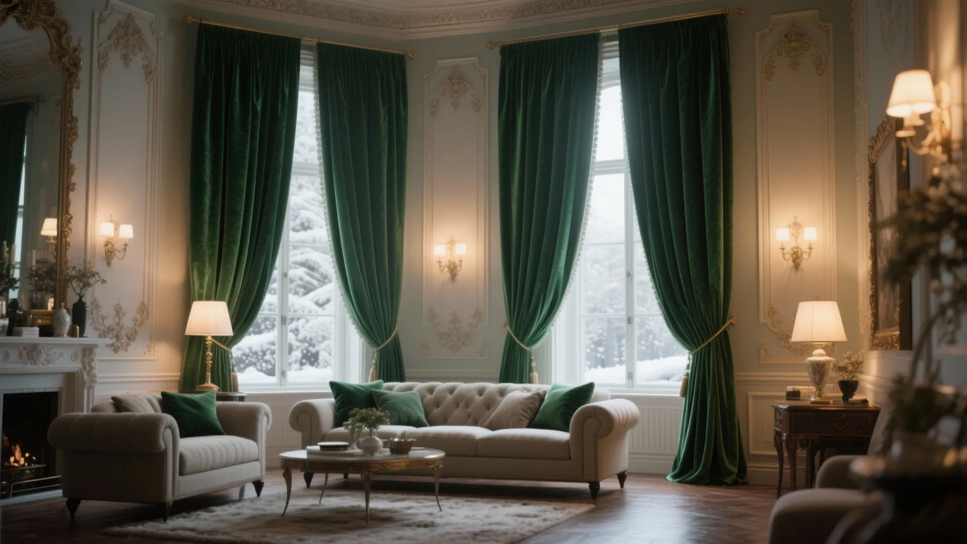 6. Luxe Velvet Panels