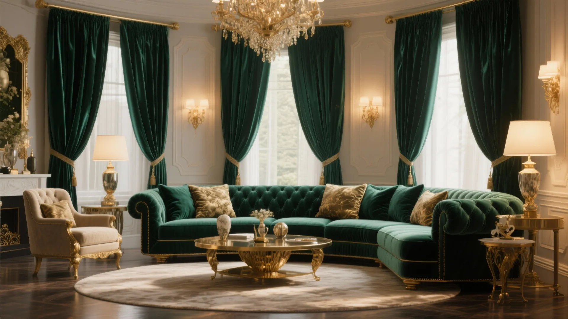 3. Velvet Luxury Panels