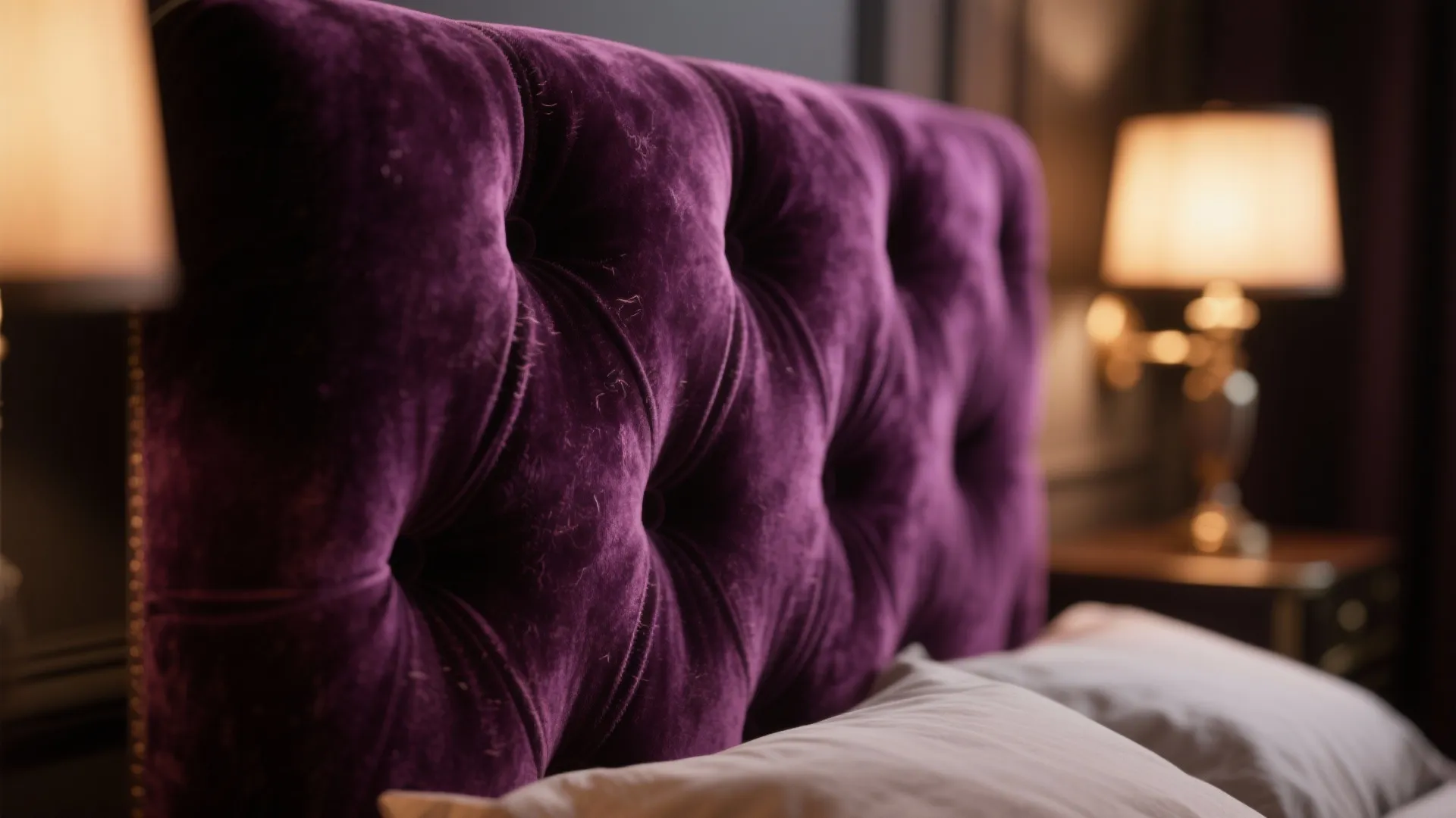 3. Velvet textures & mood lighting