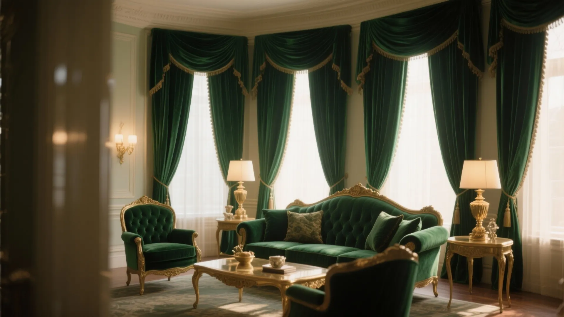 2. Velvet Drapes for Rich Warmth