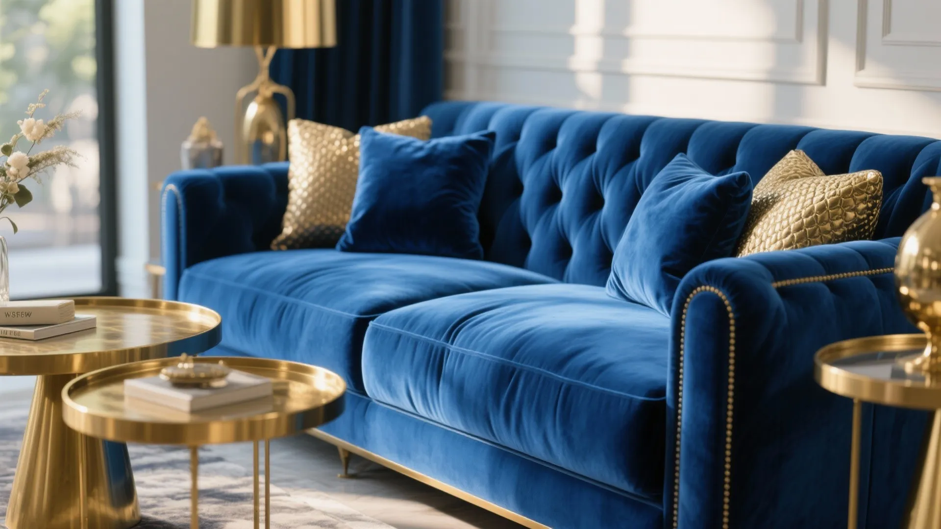 3. Velvet Royal Blue Statement