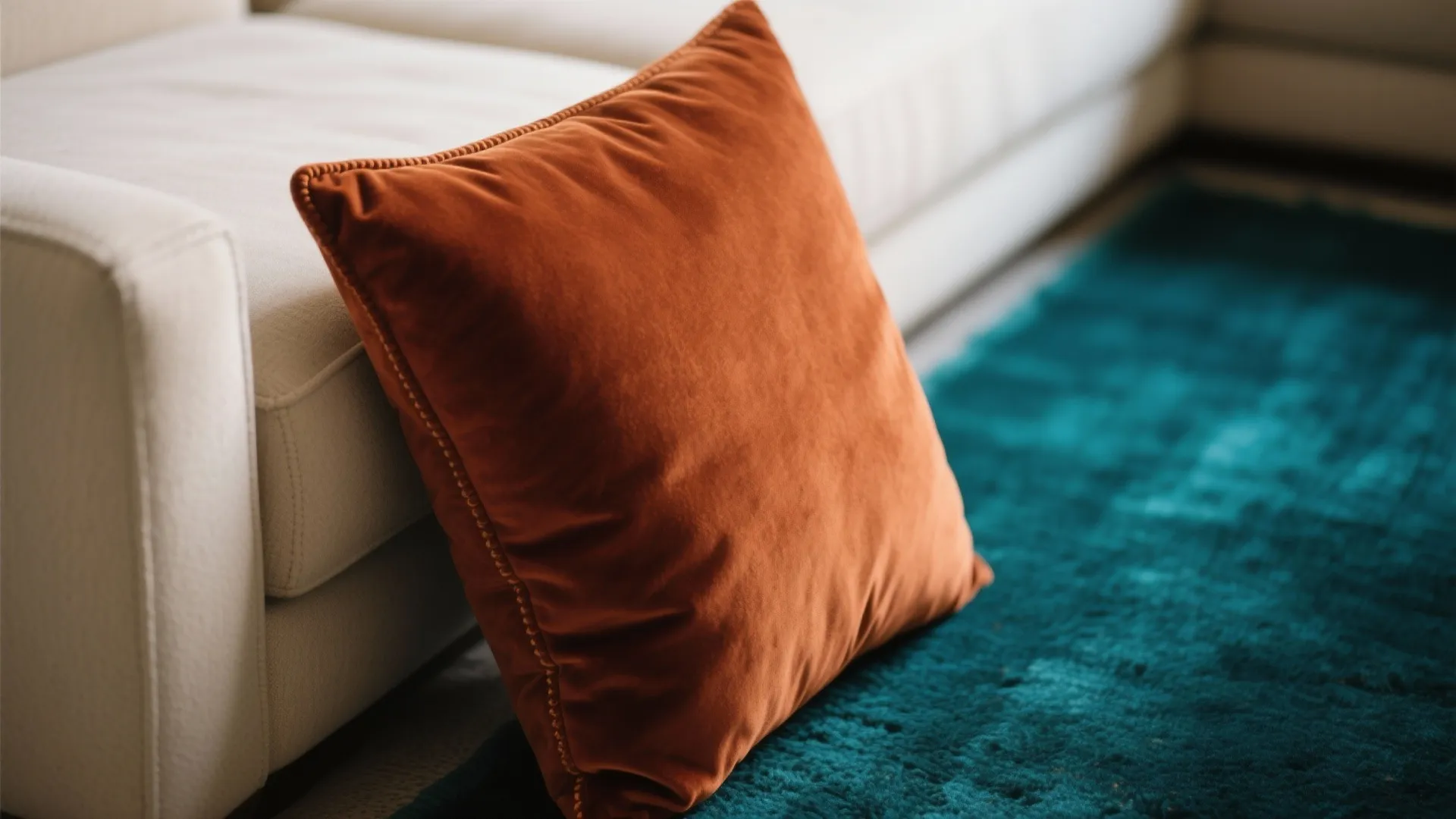 Color Pop + Soft Furnishings: Tie It Together