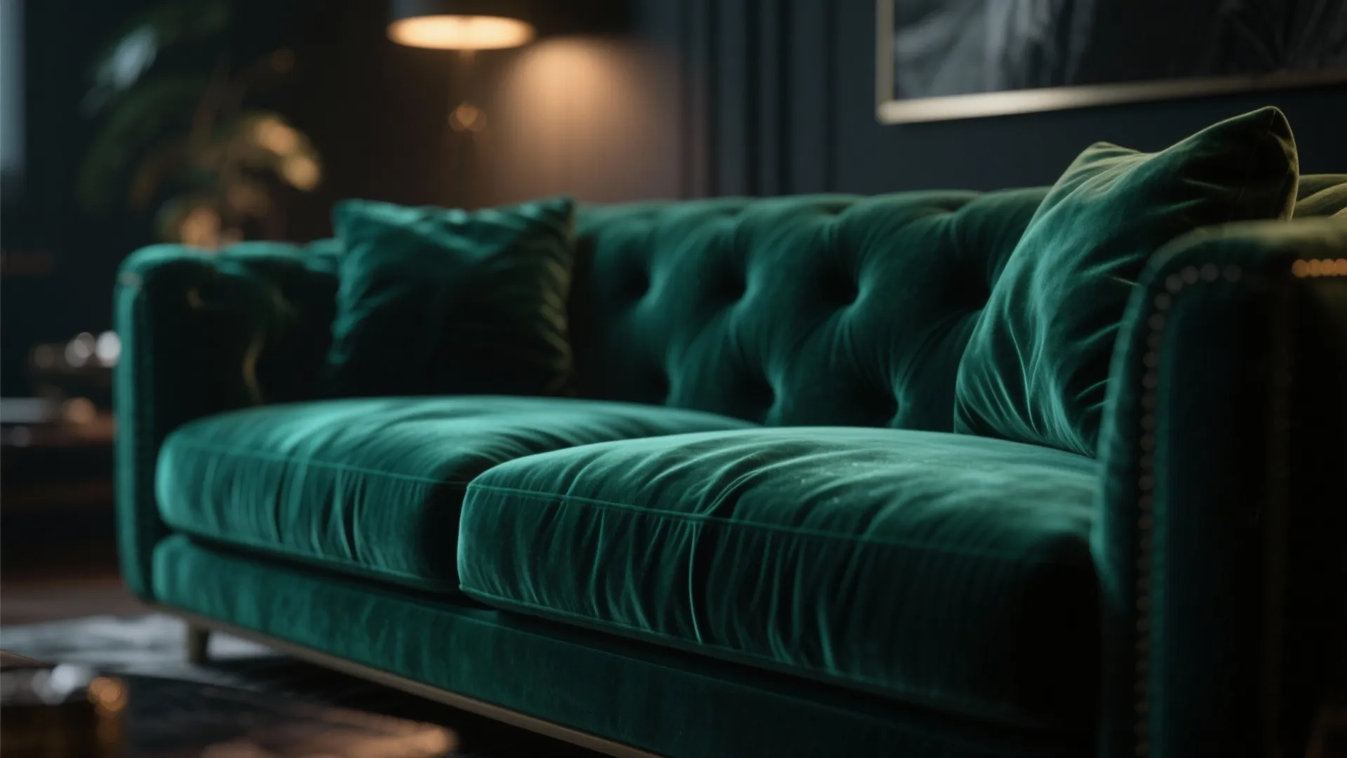 3. Velvet Upholstery