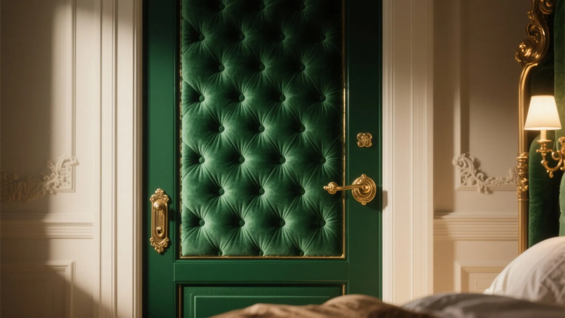 3. Fabric Upholstered Doors