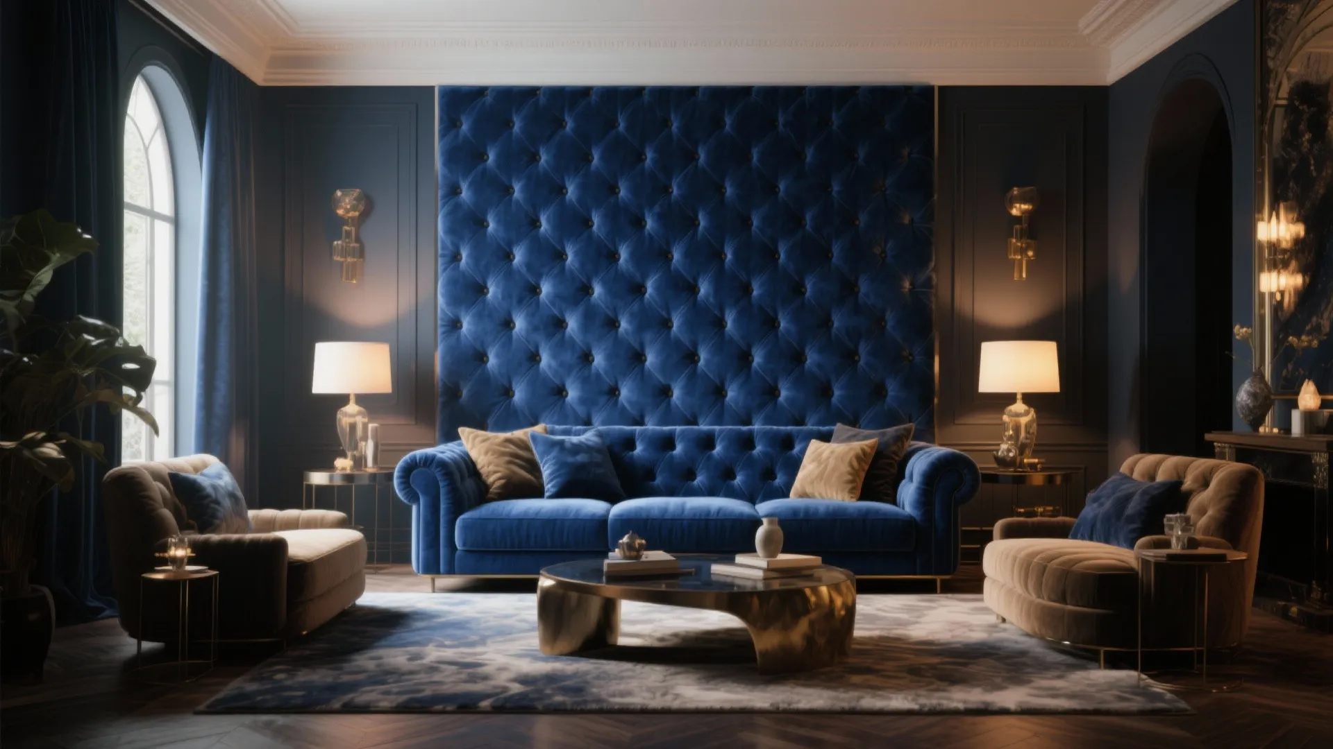 8. Soft Fabric Wall Upholstery