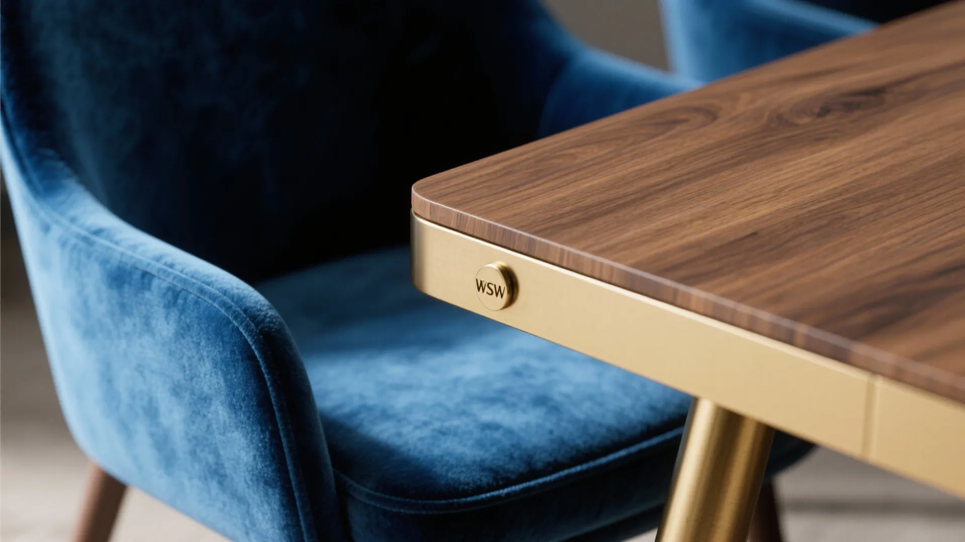 1. Pair with warm wood and brass