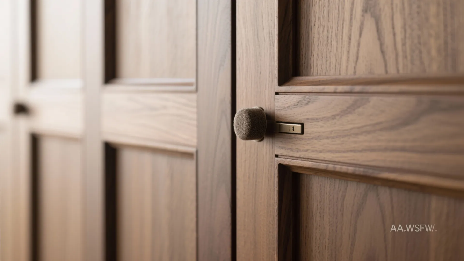 5) Storage-First Partition: Veneer + Hidden Cabinets