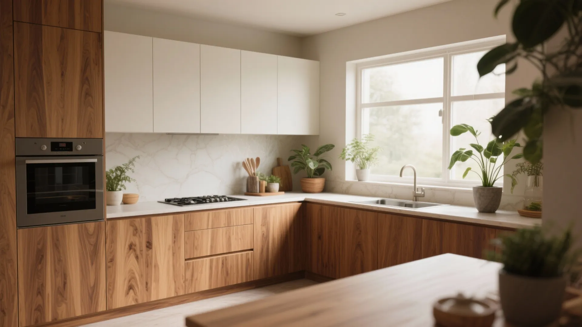 3. Veneered MDF for a real-wood look