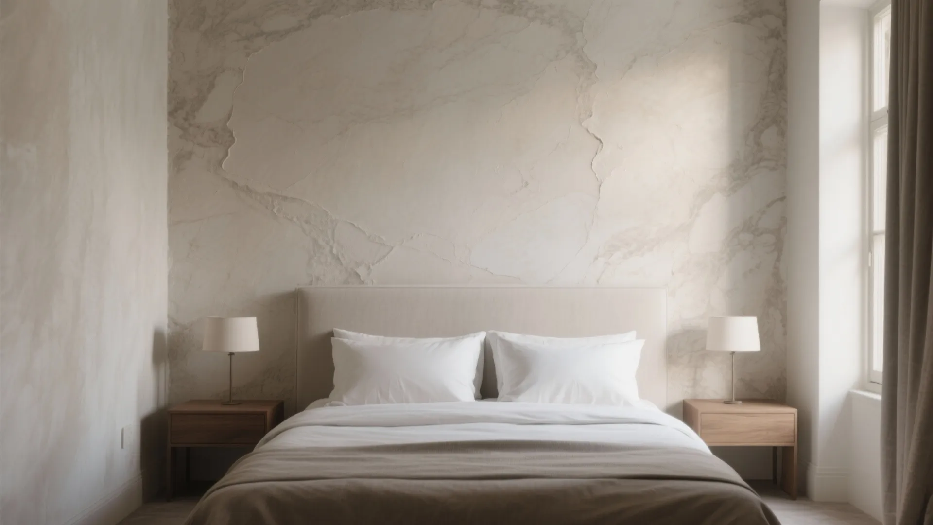 Venetian plaster finish for a quiet, luxe sheen