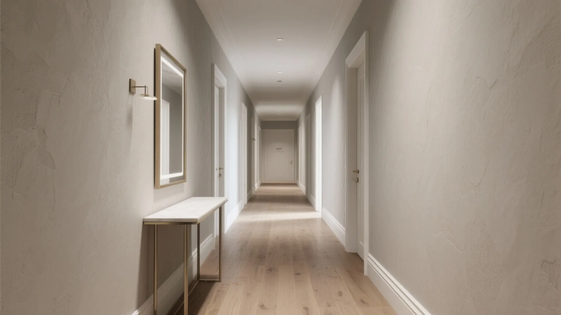 Velvety Venetian Plaster (or Microcement) Sheen