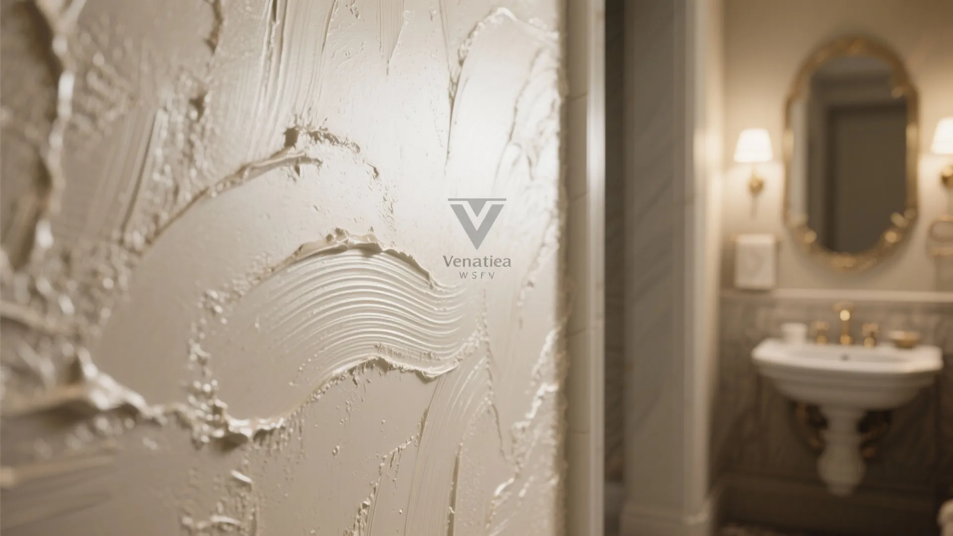 2. Venetian plaster for a polished, luminous finish