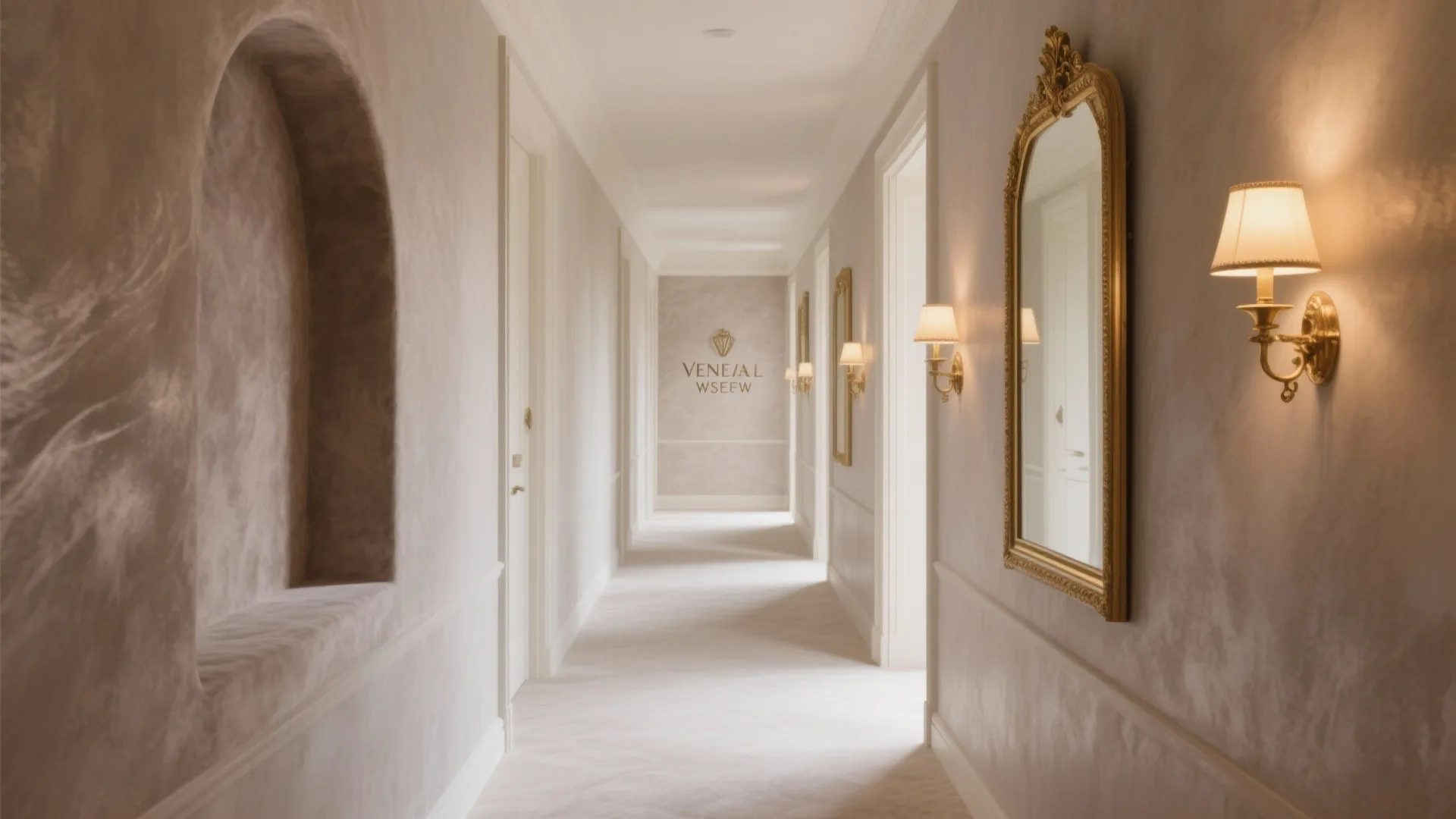 3) Textured Paint Finish: Venetian Plaster or Suede