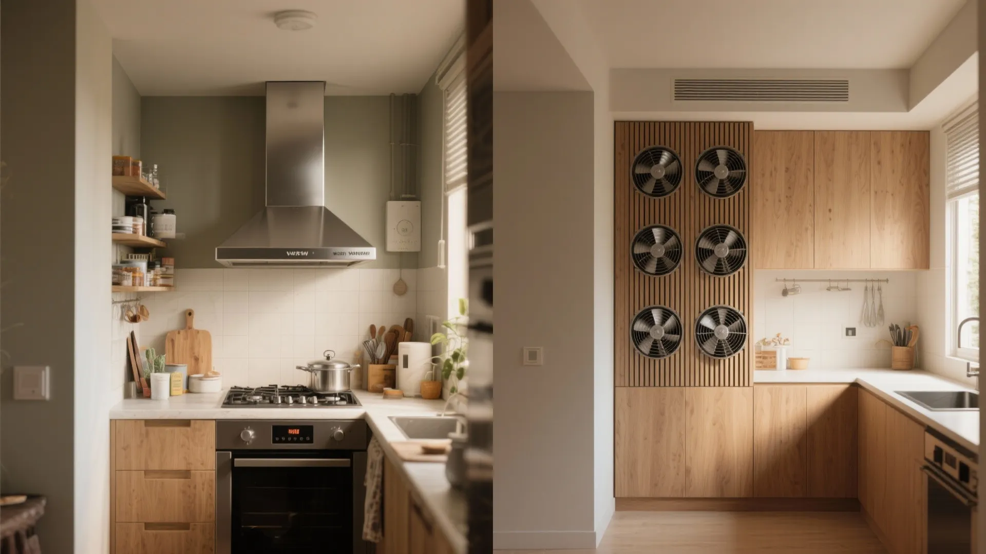 Quiet Multi-Fan Vent Wall for Micro Apartments