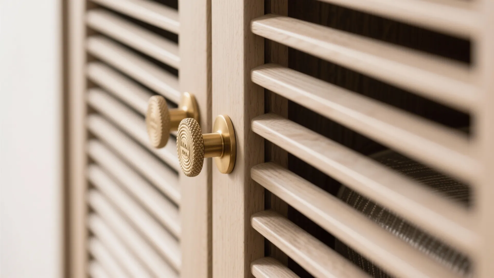 2) Hidden Storage, Warm Minimalism, and Gear Control