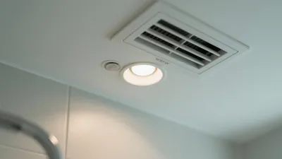 Modern Bathroom Ceiling Lighting & Ventilation Design