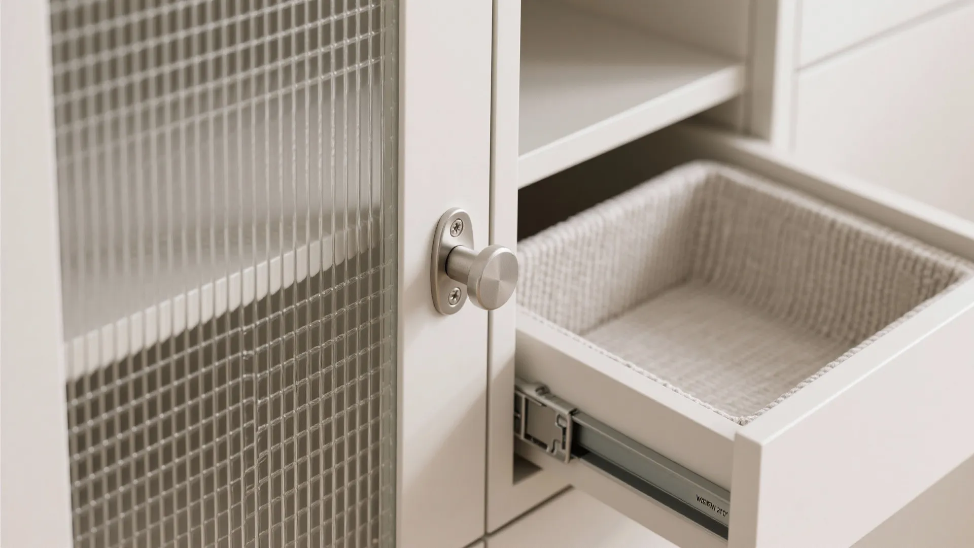 Integrated Storage Wall: Wardrobe + Linen + Hidden Laundry