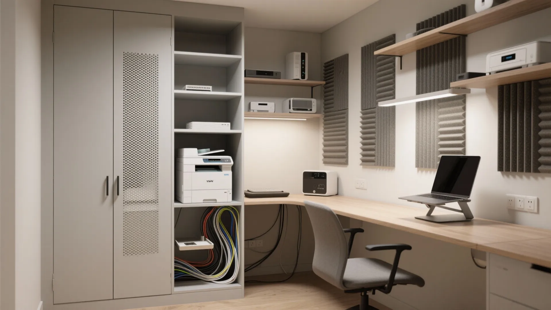 Appliance Thinking: Quiet, Ventilated, and Cable-Savvy