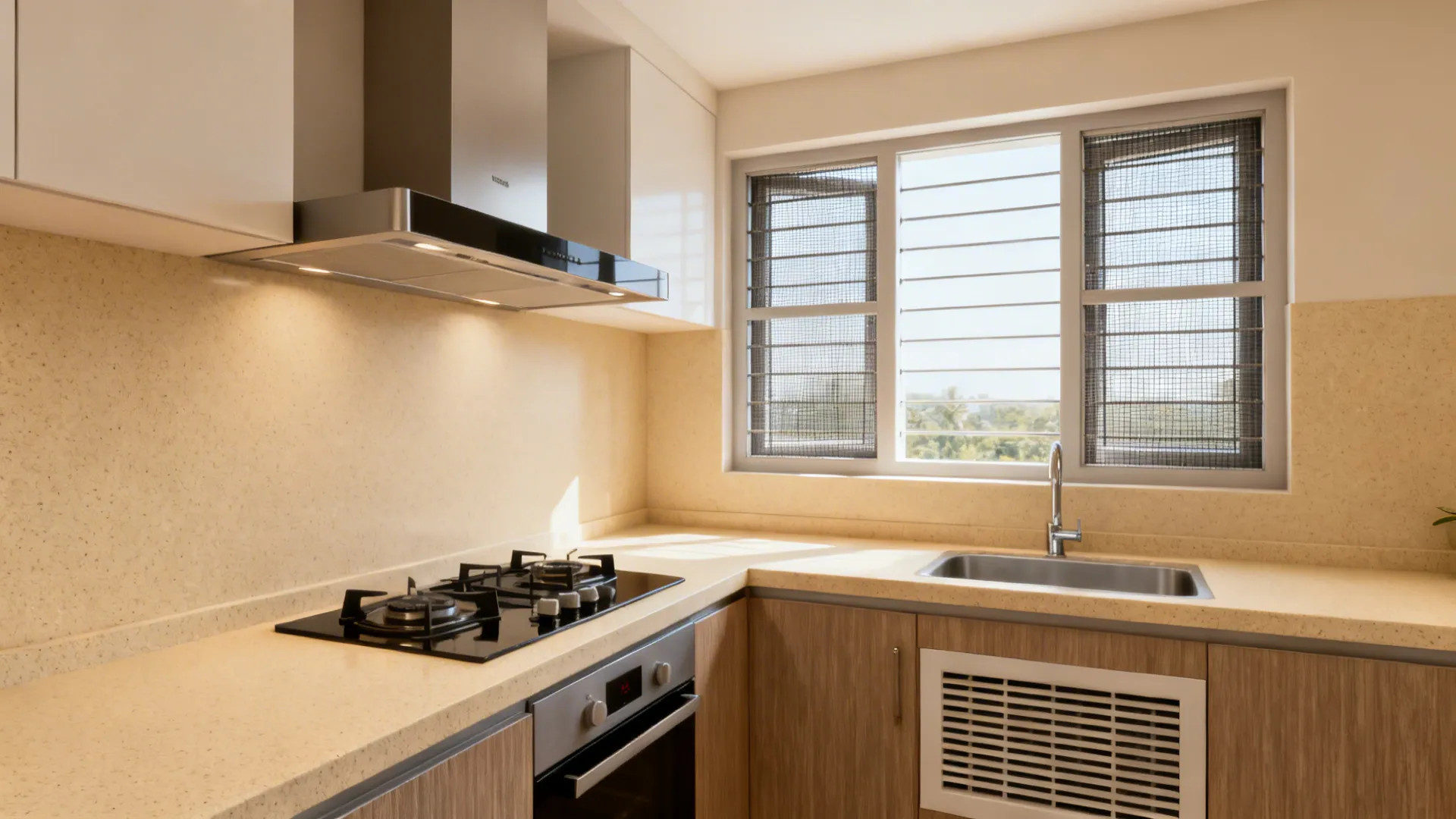 Moisture-Smart Ventilation and Easy-Clean Surfaces