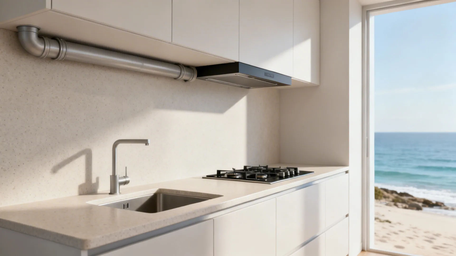 High-Performance Ventilation and Durable Countertops