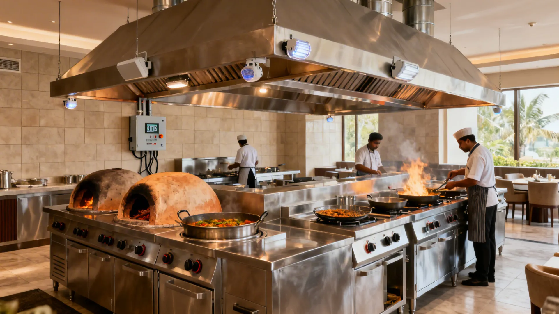 Ventilation that respects Indian spice loads