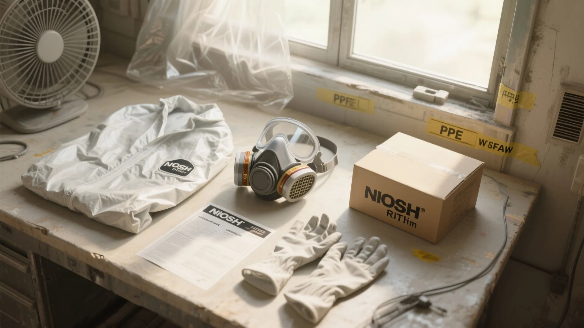 5. Prioritize ventilation and PPE in tight spaces