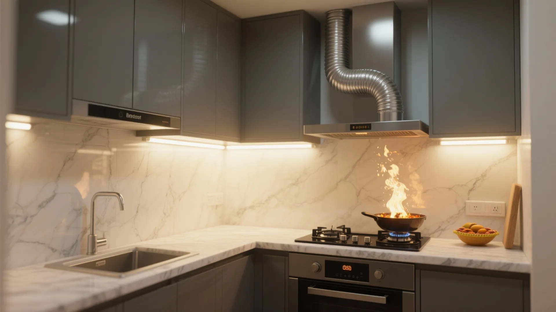 Ventilation, task lighting, and durable finishes that survive tadka