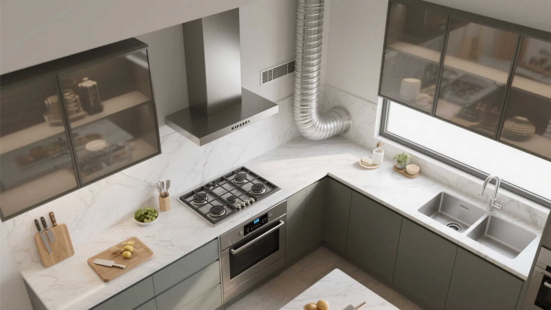 Smart ventilation and easy-clean finishes