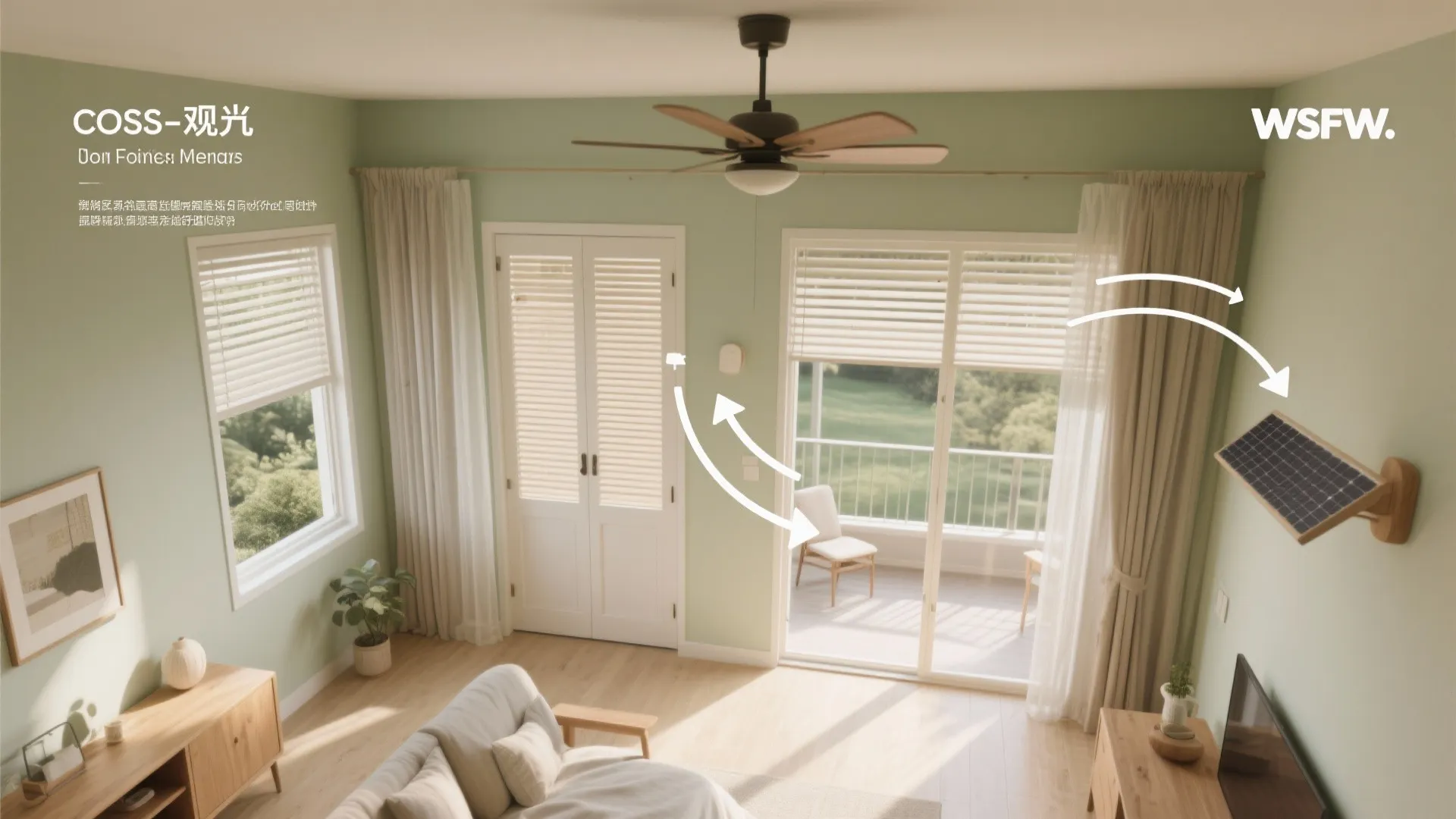 Cross-Ventilation, Light, and Heat Control