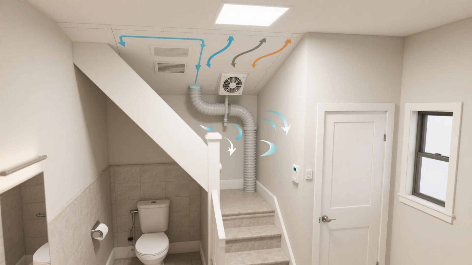 4) Ventilation and moisture control under sloped ceilings