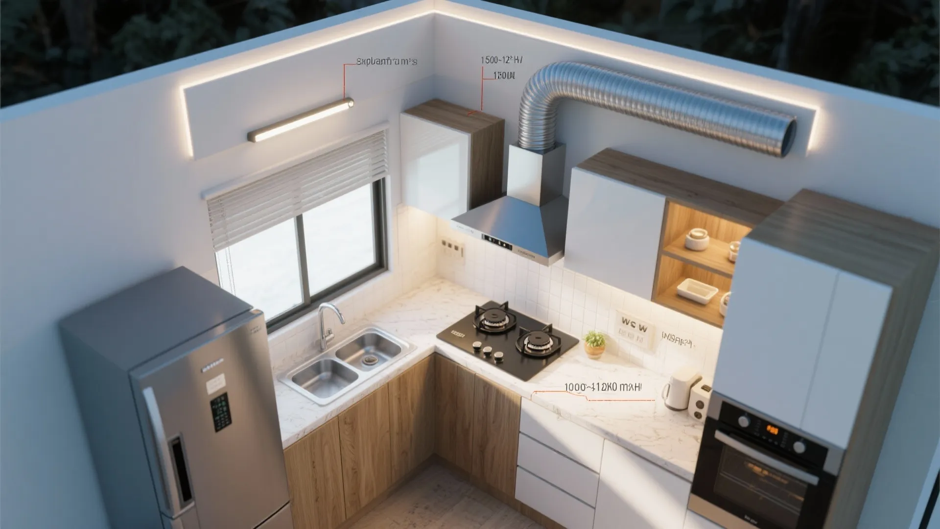 Ventilation, lighting, and appliance zoning that actually works