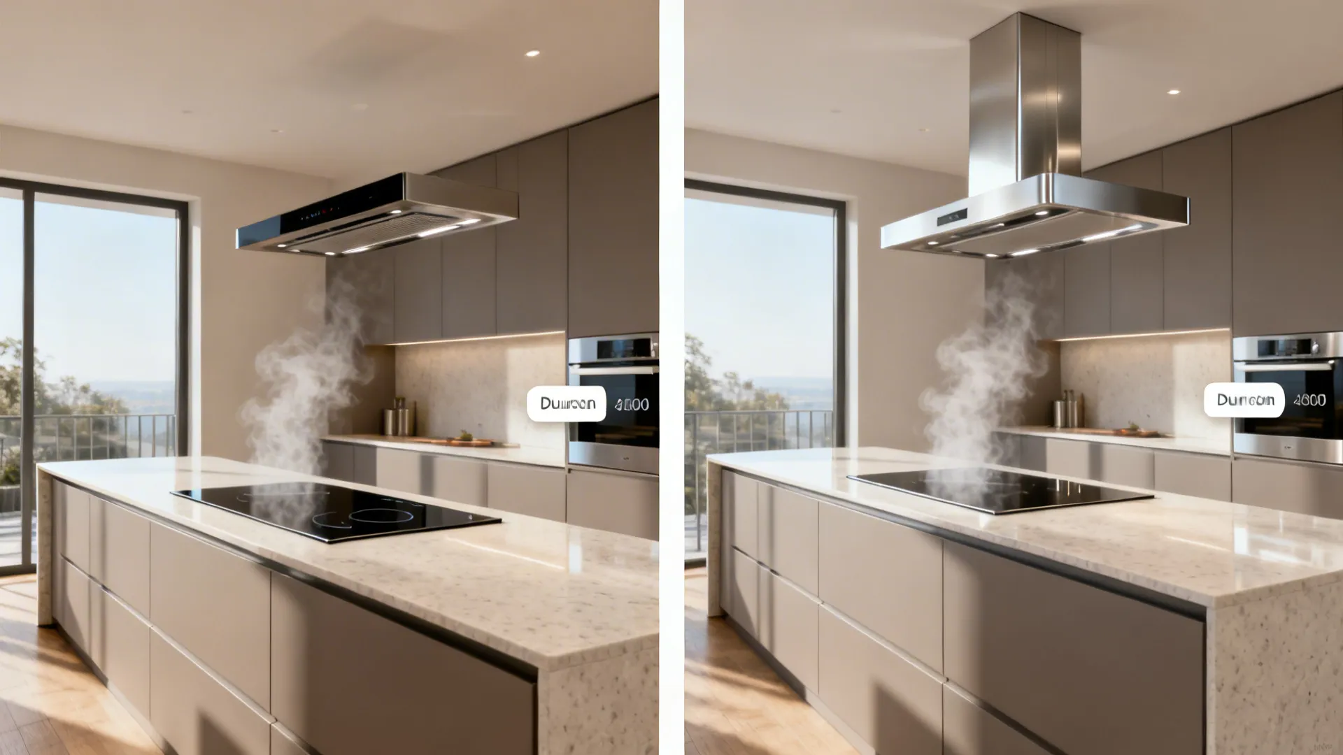 3) Venting That Actually Works (Ceiling Hood vs. Downdraft)