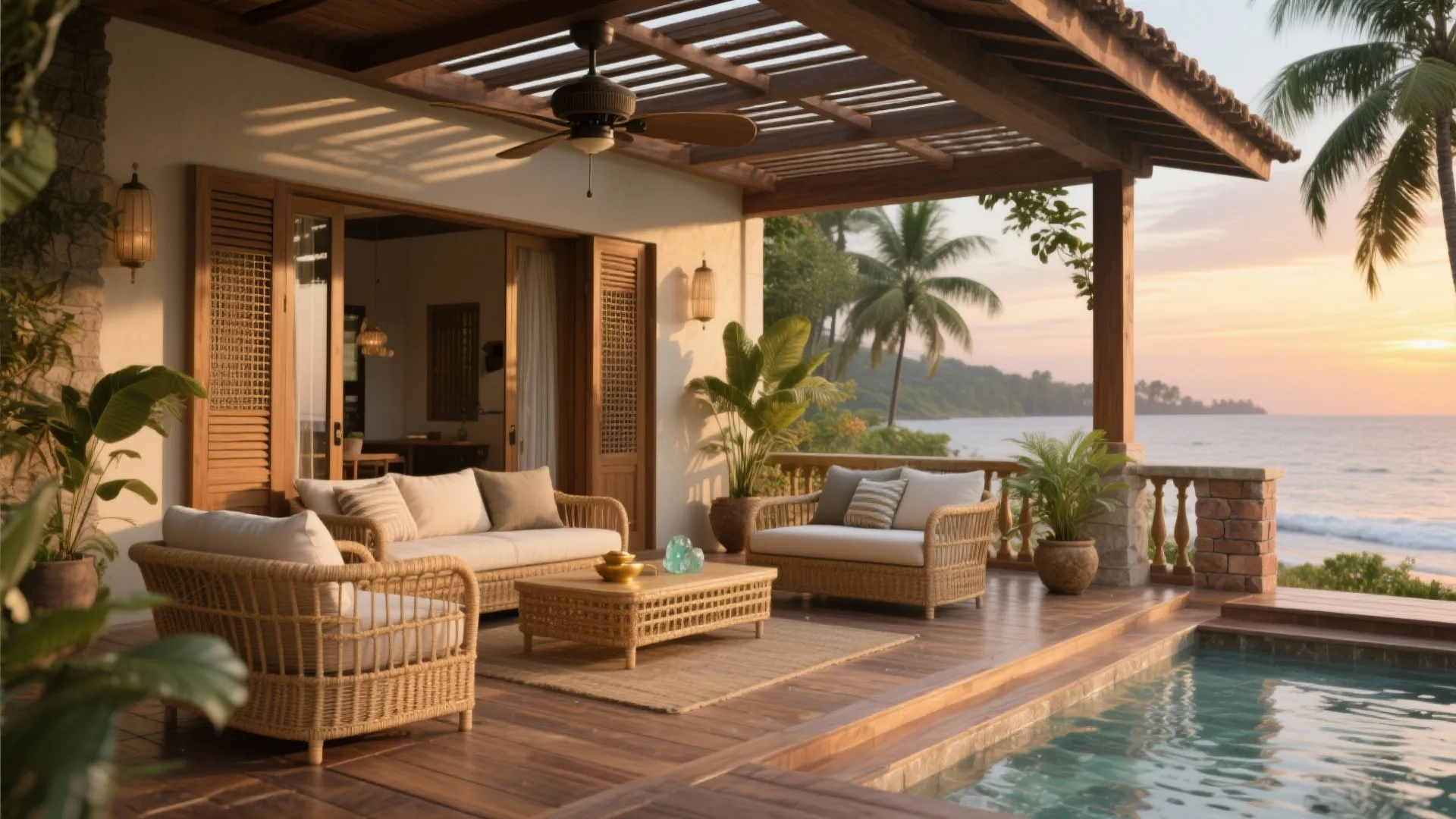 Seamless indoor–outdoor living with verandas and pergolas