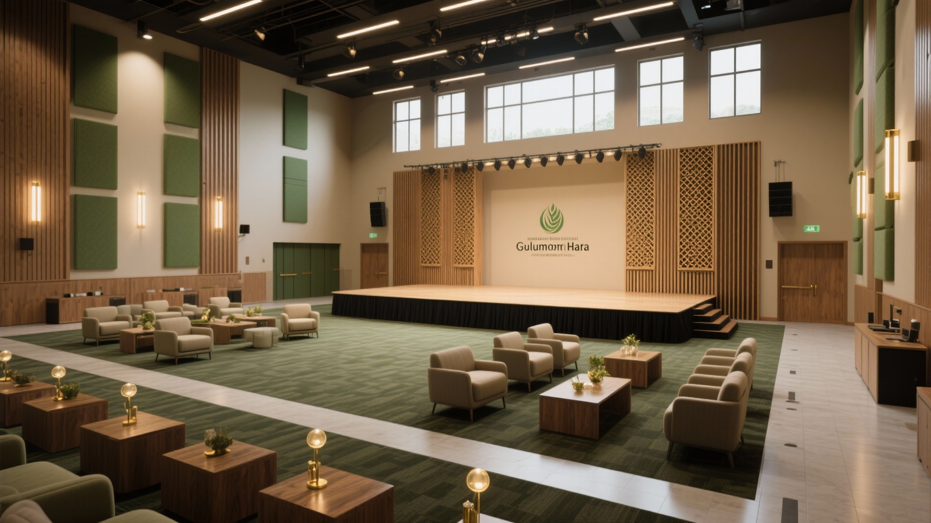 Multipurpose Hall Design: Fix Dark, Echoing Event Spaces