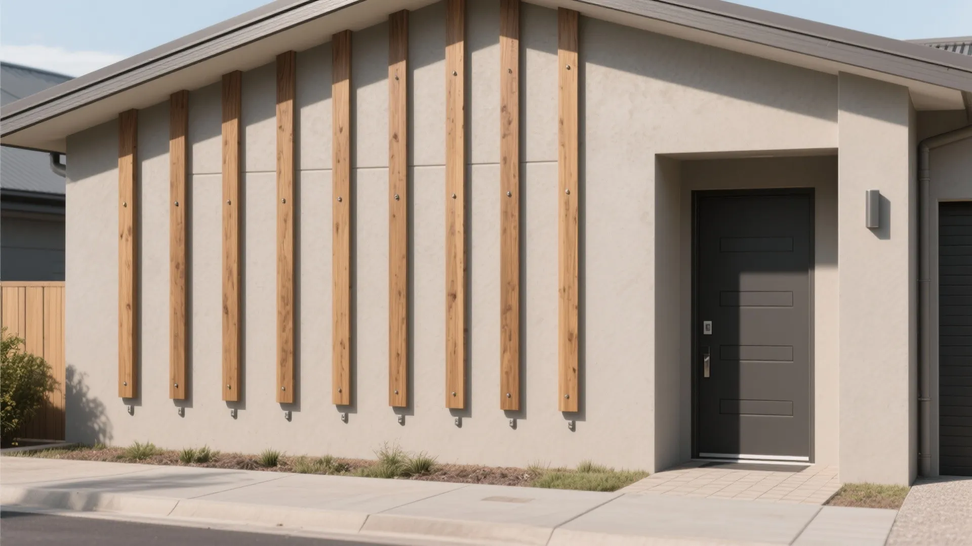 2) Vertical Rhythm: Slats, Battens, and Grooves to Add Height