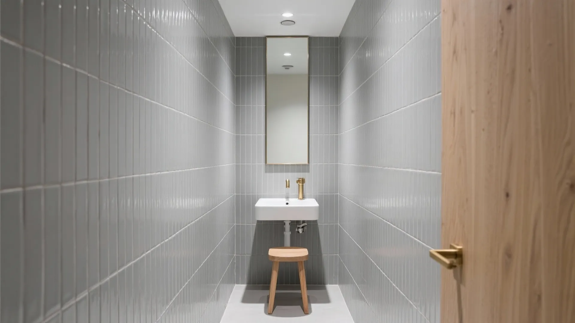 Minimalist Grey, Vertically Stacked