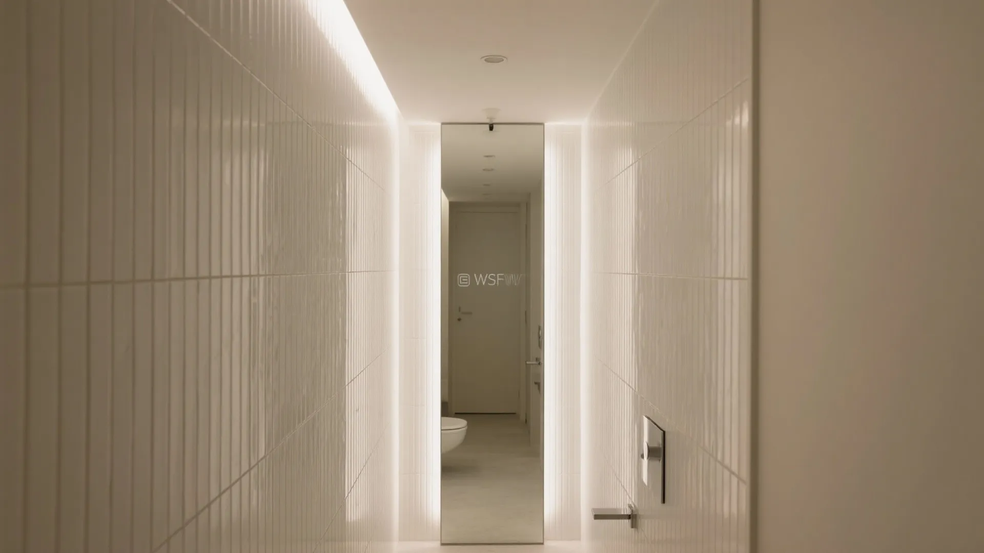 Vertical Tile or Panel Patterns to Stretch the Room