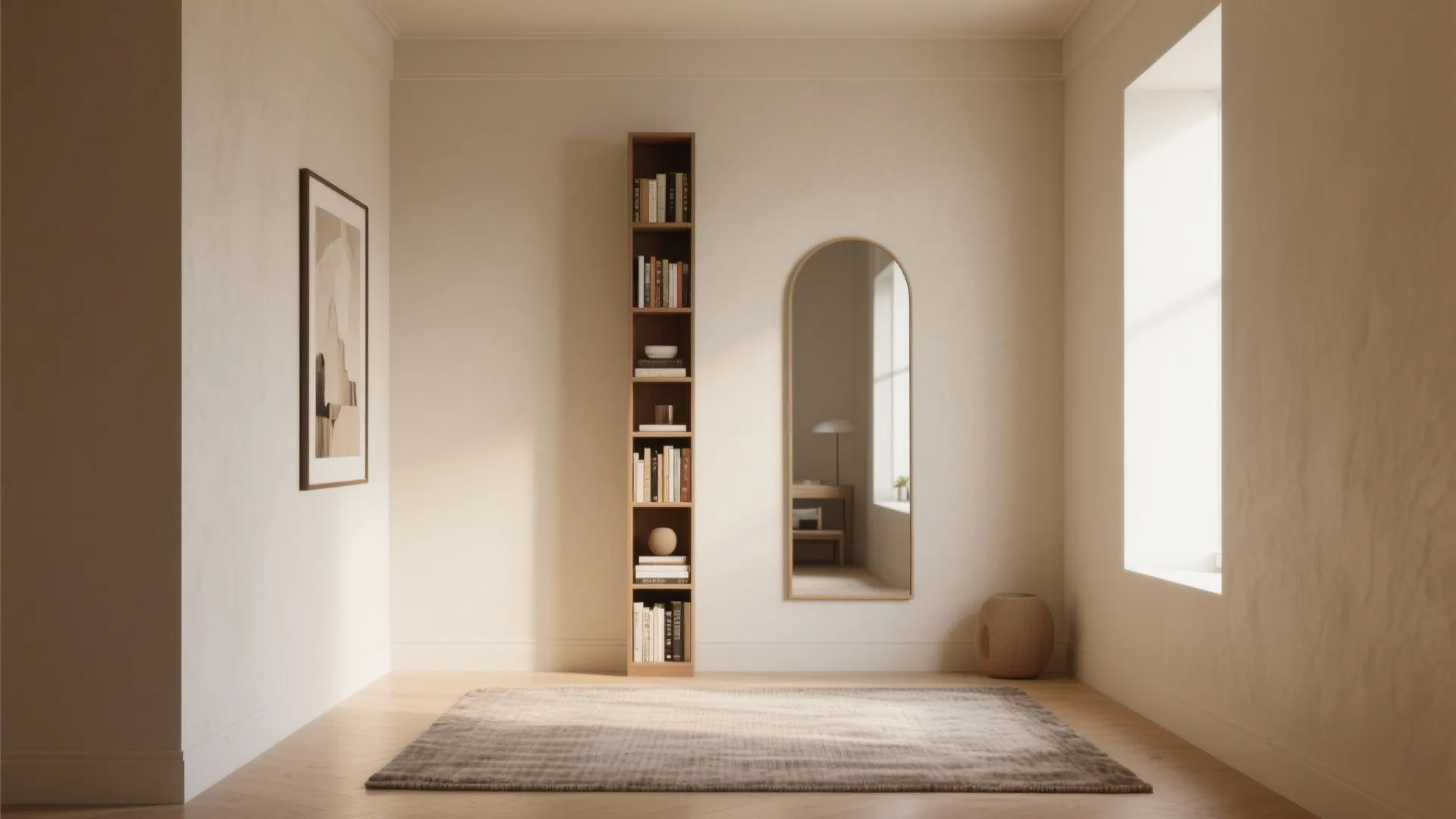 5. Vertical accents and reflective surfaces