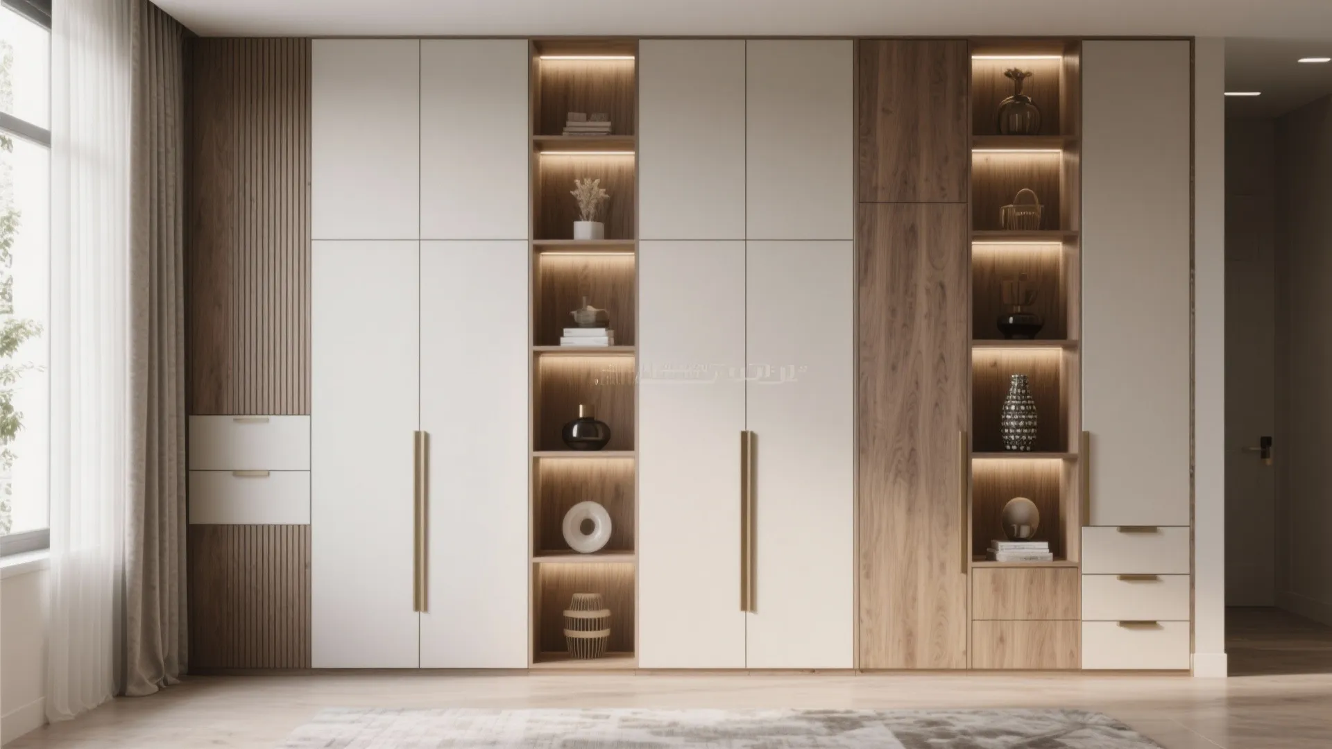 Wall-to-Ceiling Almari for Vertical Storage