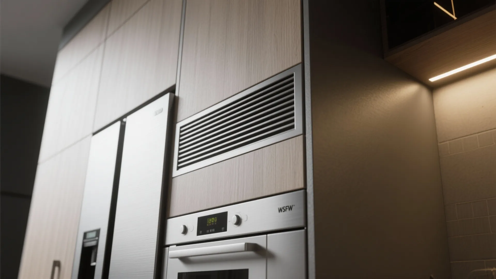 4. Go vertical with hidden appliances