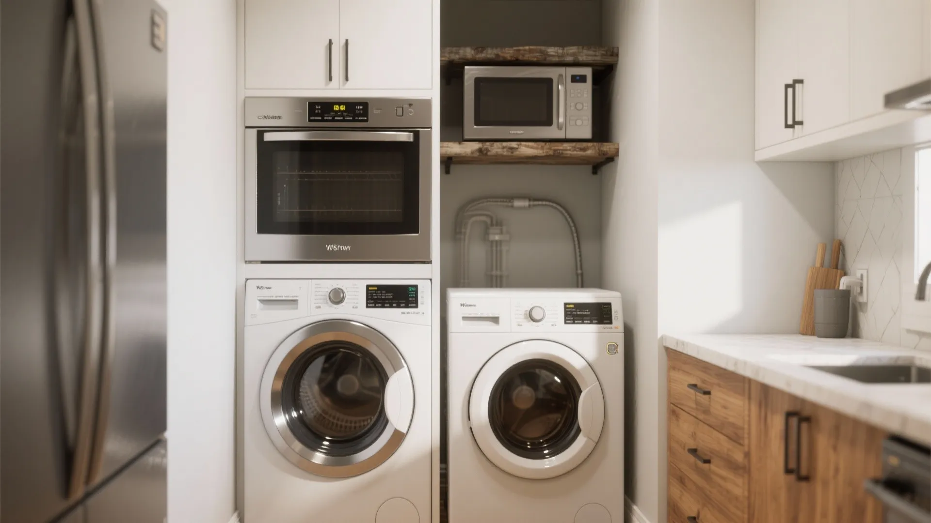 4. Vertical appliances and stacked functions