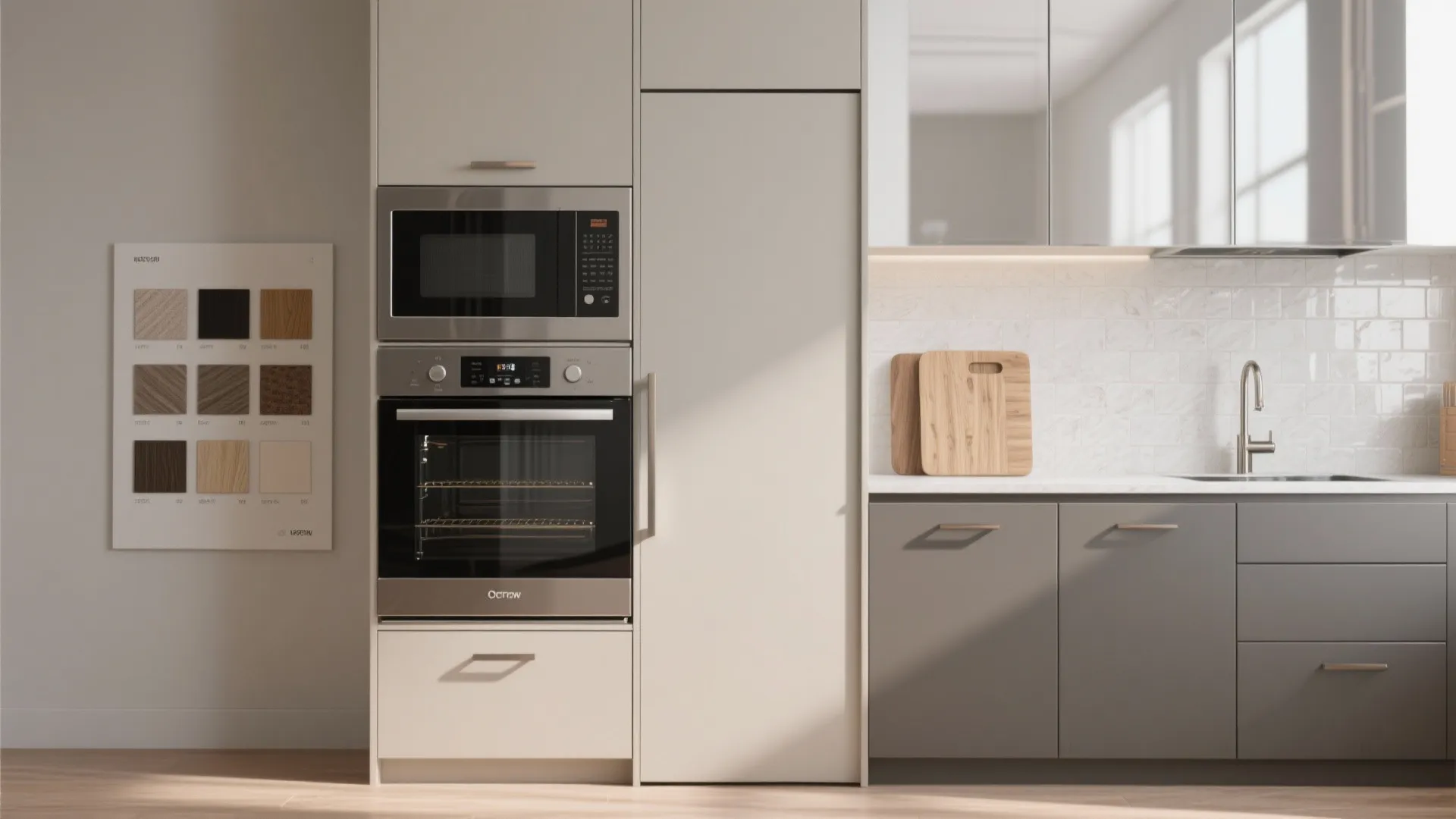 4. Use vertical layers and integrated appliances