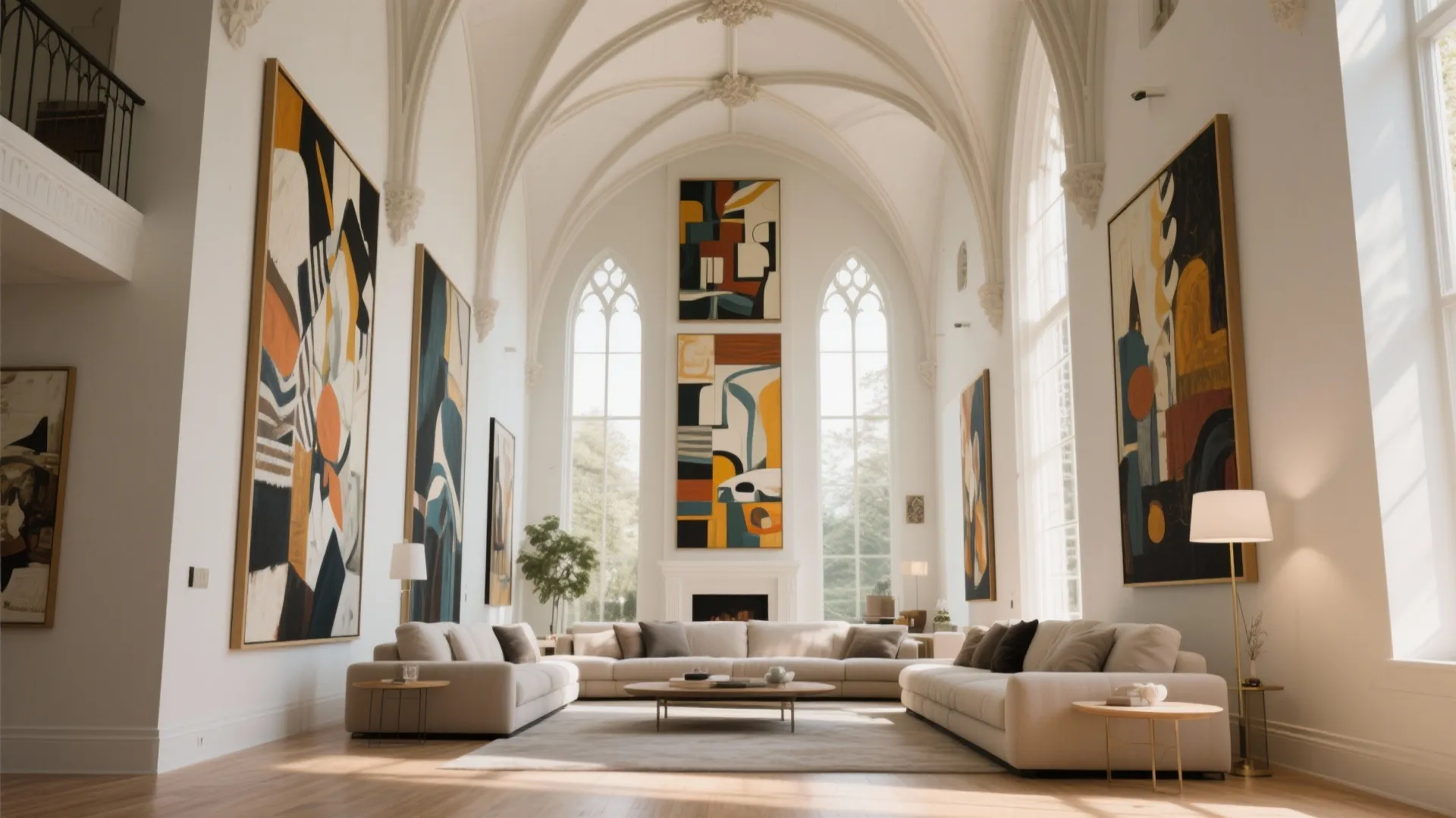 4. Vertical Art Installations