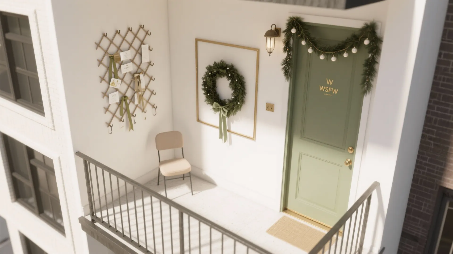 Vertical Decor to Save Floor Space