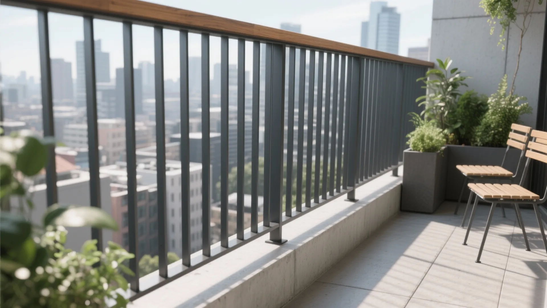 Slender Vertical Bars, Big Airflow