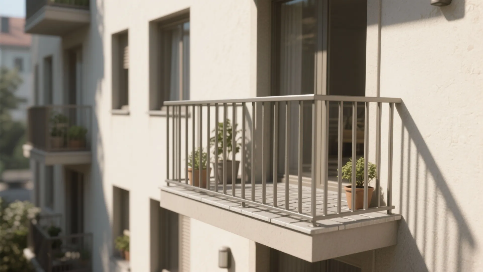 1) Vertical Anti-Climb Bars With Child-Safe Spacing