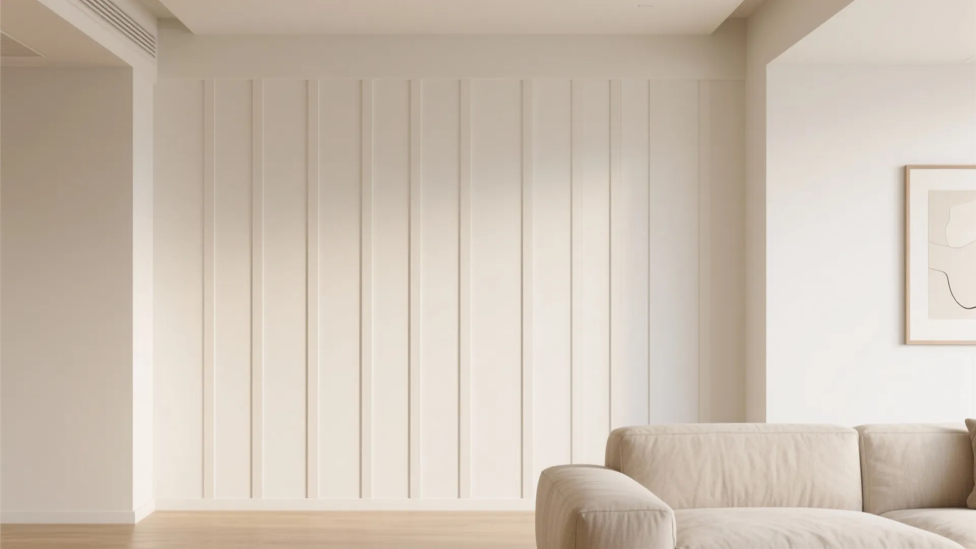 1) Slim vertical battens for height and rhythm