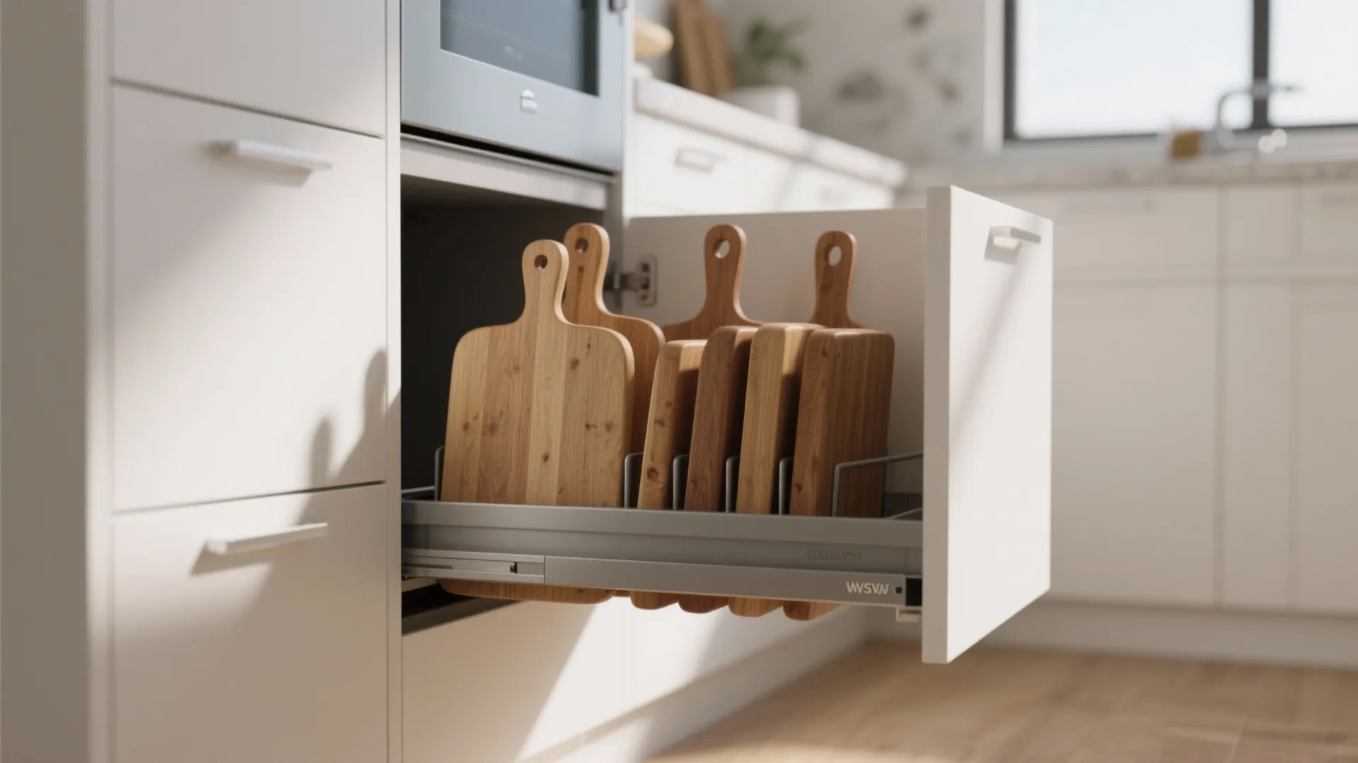 4. Vertical Cutting Board Slots