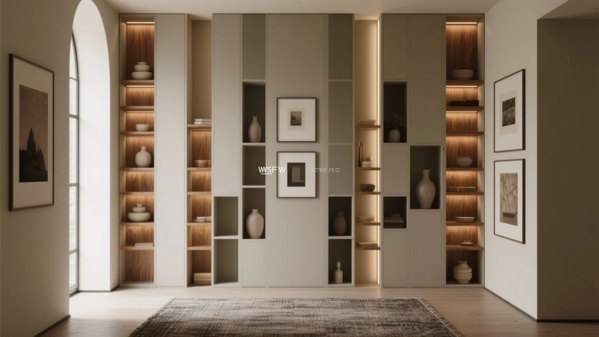 1. Embrace Vertical Built-ins & Gallery Walls