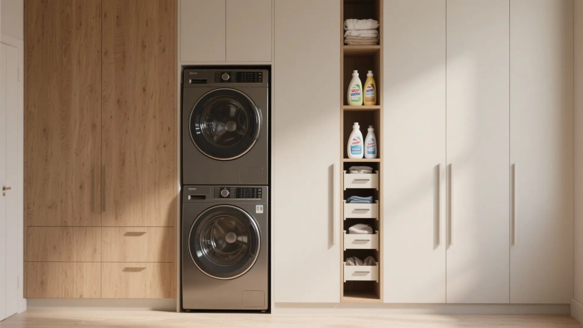 1. Use Vertical Cabinets That Follow the Stack